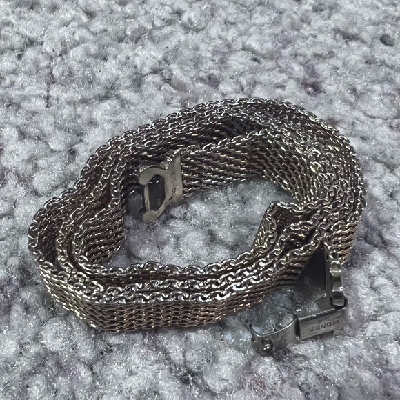 Vintage Monet Mesh Necklace Chain - Picture 6 of 10